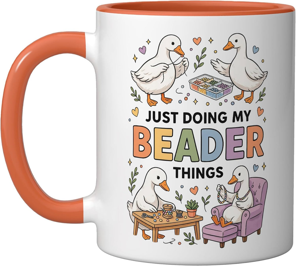 Beading Beadwork Stringing Beadcraft Beader Ceramic Mug
