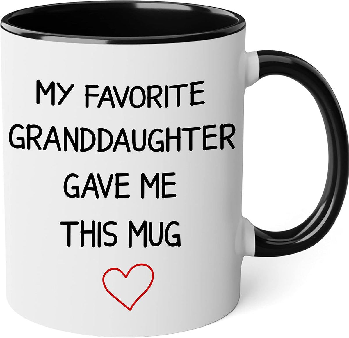 My Favorite Granddaughter Gave Me This Mug - Grandpa From Ceramic Mug