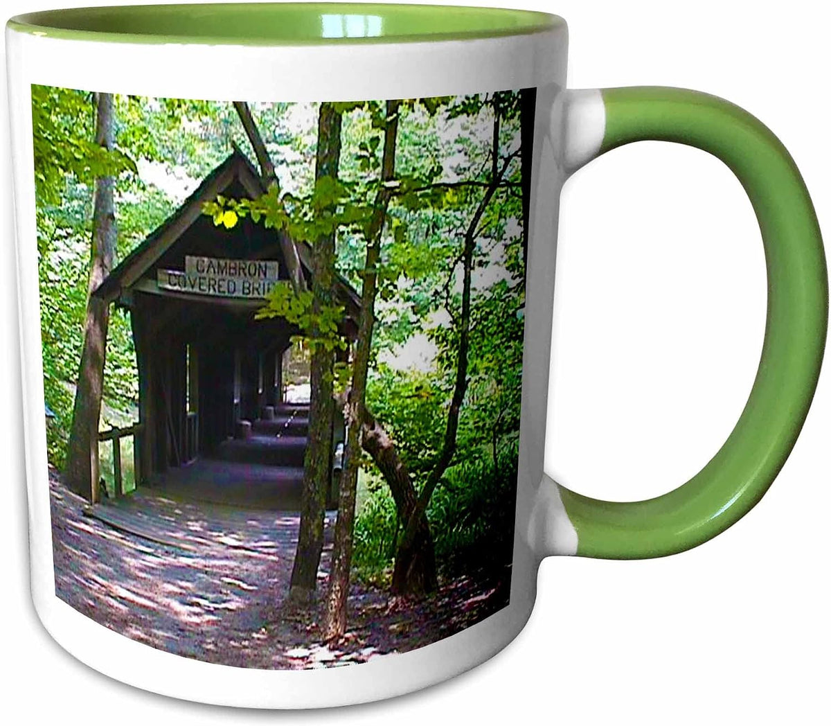 Cambron Covered Bridge, Madison County Ceramic Mug