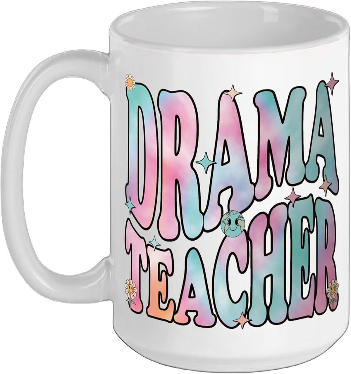 Drama Teacher, Groovy Drama Teacher Ceramic Mug