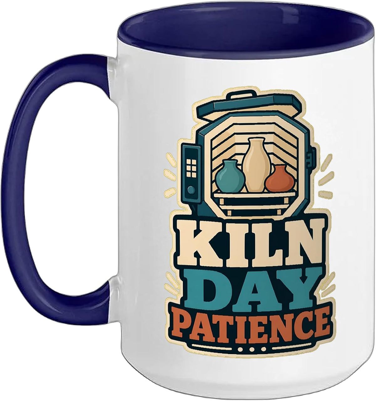 Kiln Day Patience Pottery Wheel Studio Ceramic Mug