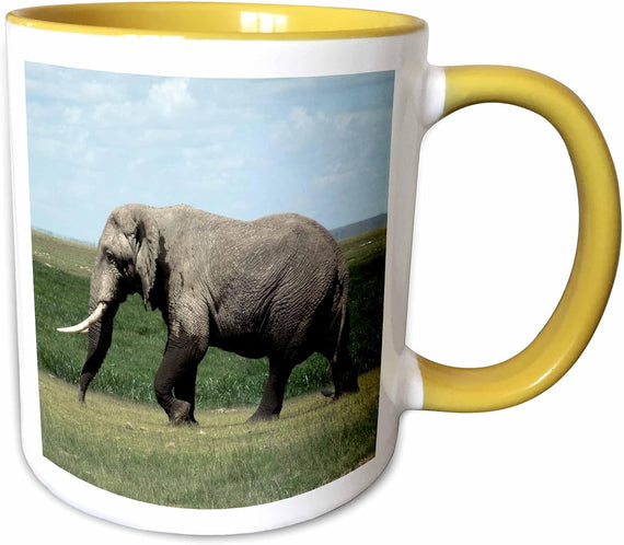 Large Elephant Walking Through Ceramic Mug
