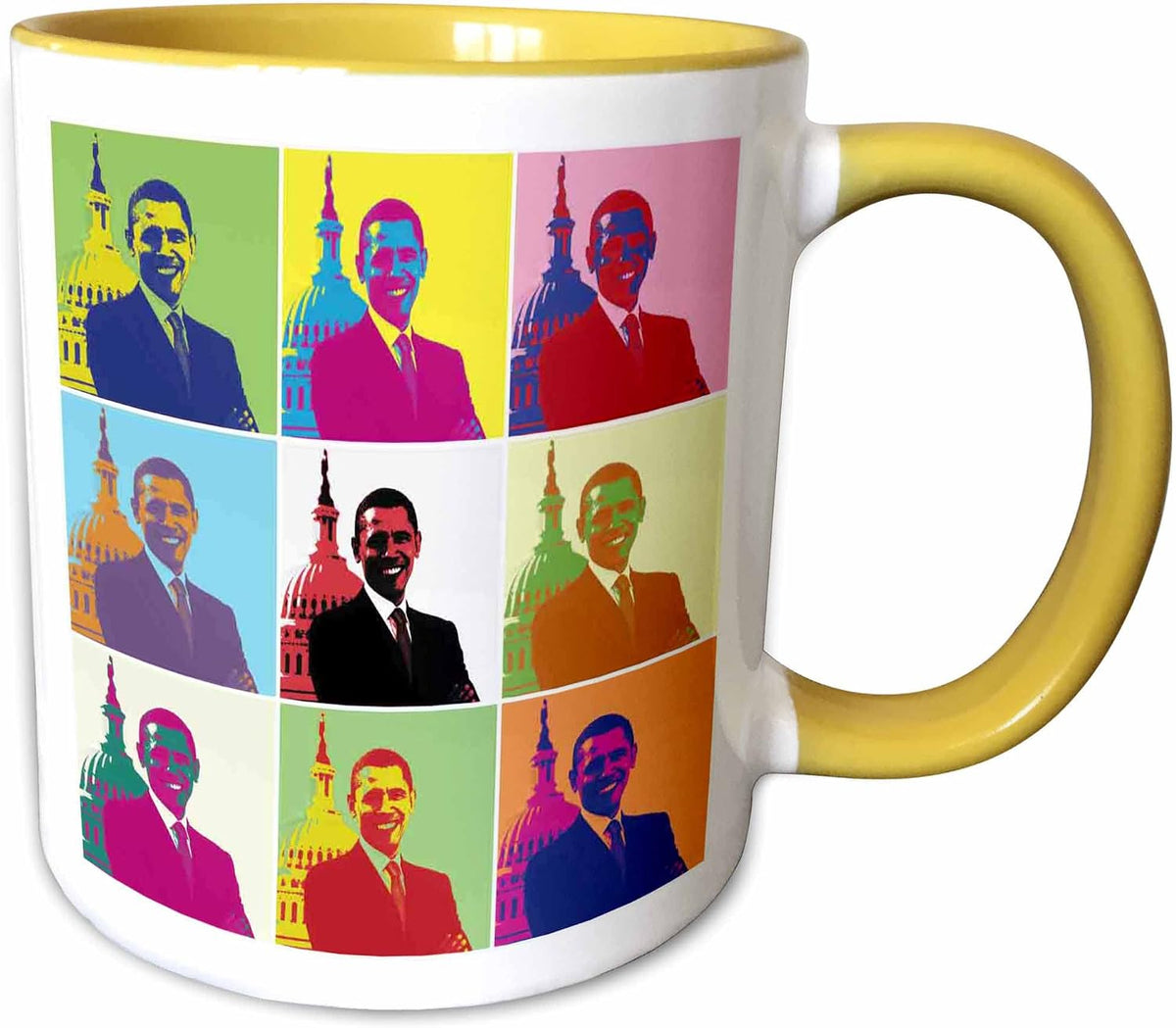 President Barack Obama Pop Art Ceramic Mug