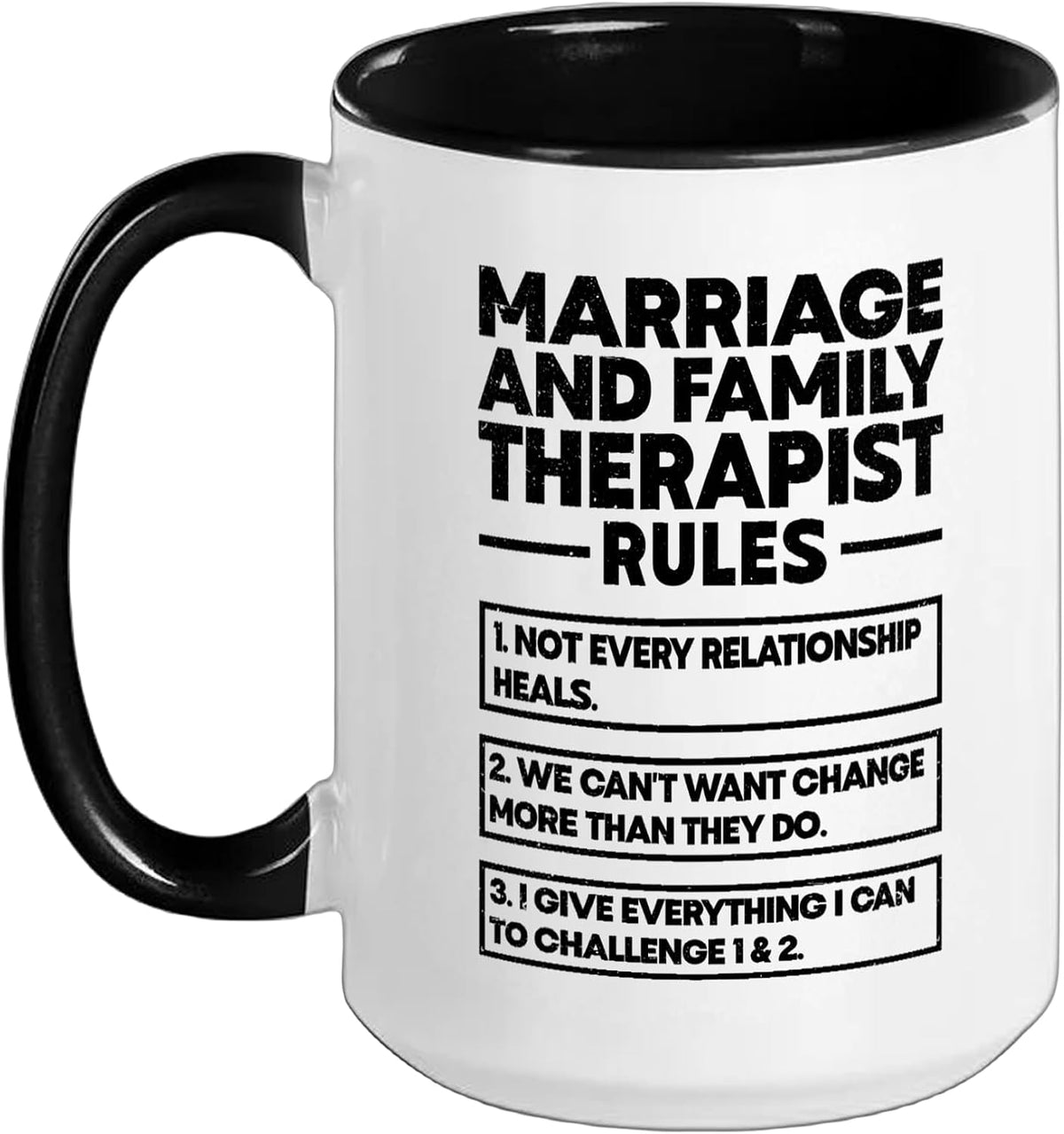 Marriage And Family Therapist Rules Lmft Therapy Ceramic Mug