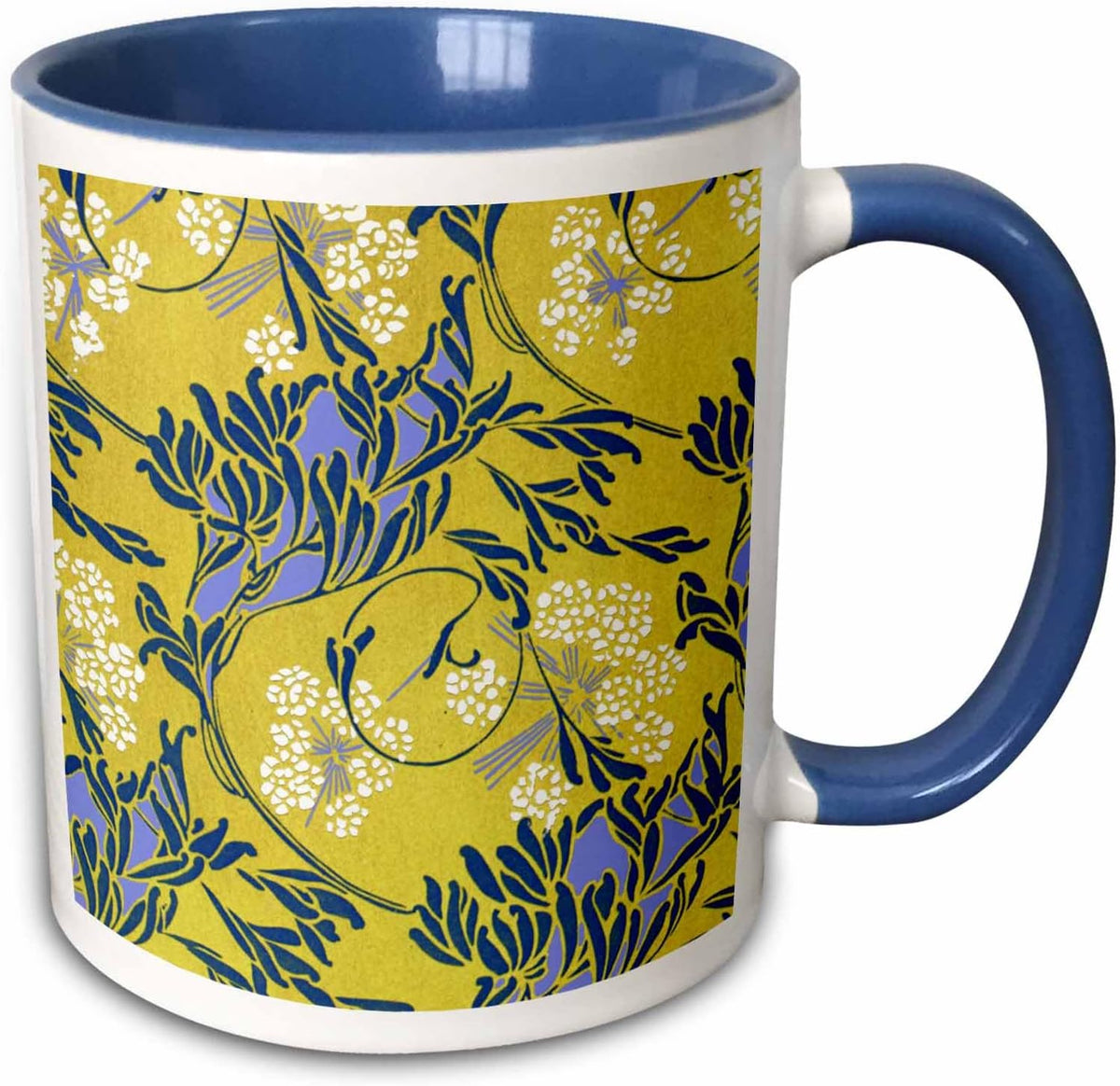 Tnmgraphics Art Deco Plus - Dignified Blue Ceramic Mug