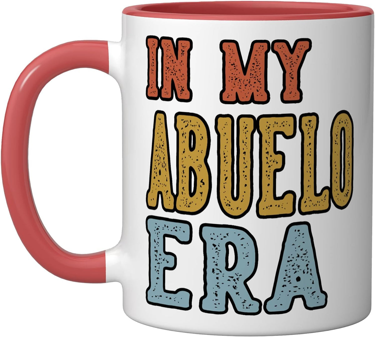 In My Abuelo Era Retro Funny Fathers Day Vintage Christmas Ceramic Mug