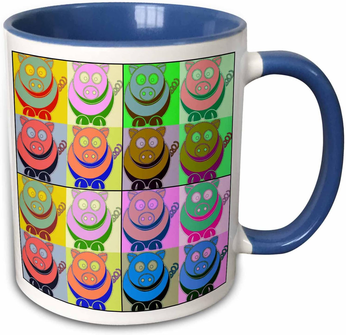Cartoon Pig Pop Art Ceramic Mug