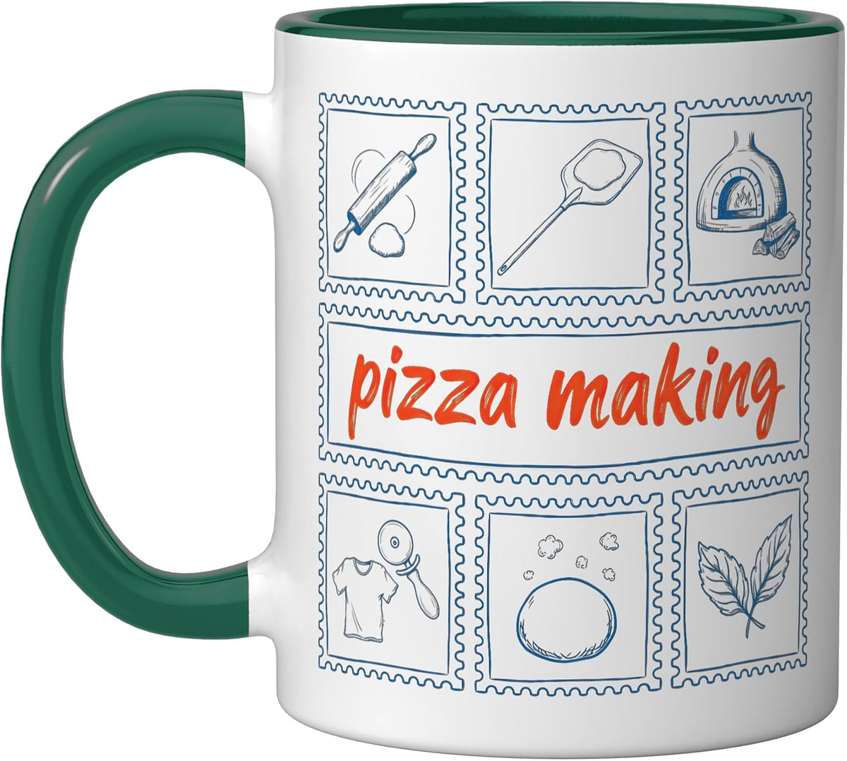 Pizza Making Baking Chef Pizzaiolo Artisan Ceramic Mug