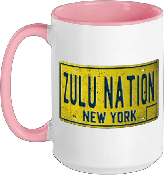Retro Zulu Nation Hip Hop Rap Music New York Nyc Ceramic Mug
