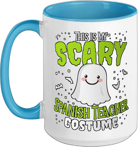 This Is My Scary Spanish Teacher Ghost Costume Ceramic Mug