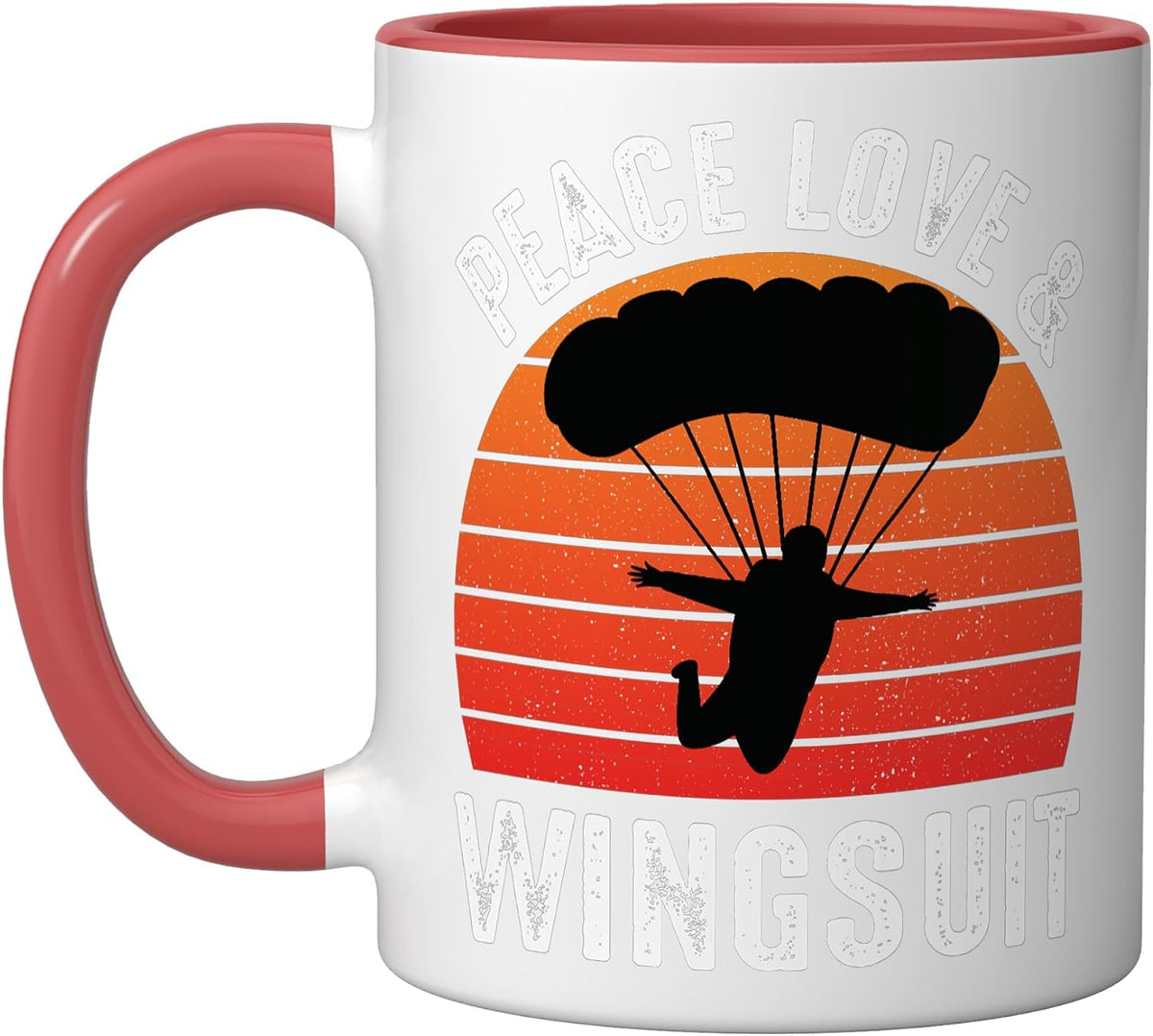 Skydiving Skydive Parachutist Wingsuit Sky Diving Skydiver Ceramic Mug