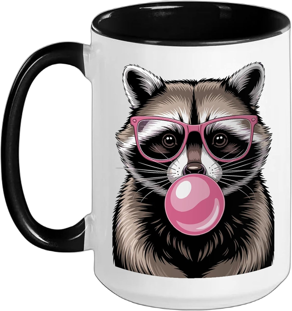 Cute Raccoon Design For Men Women Kids Animal Racoon Ceramic Mug