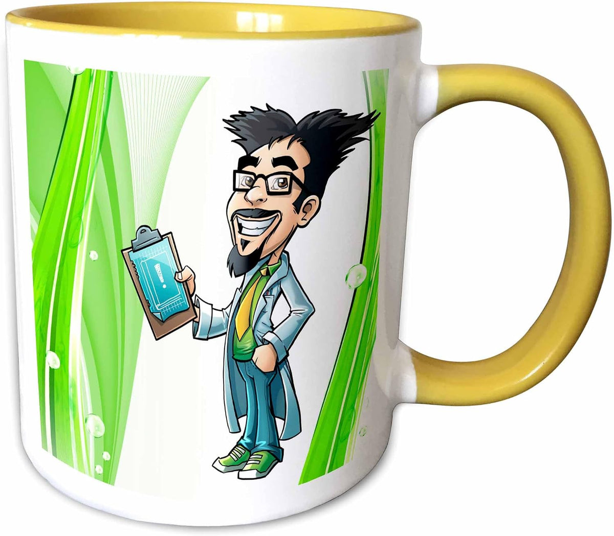 Mad Scientist With Clipboard Childrens Ceramic Mug