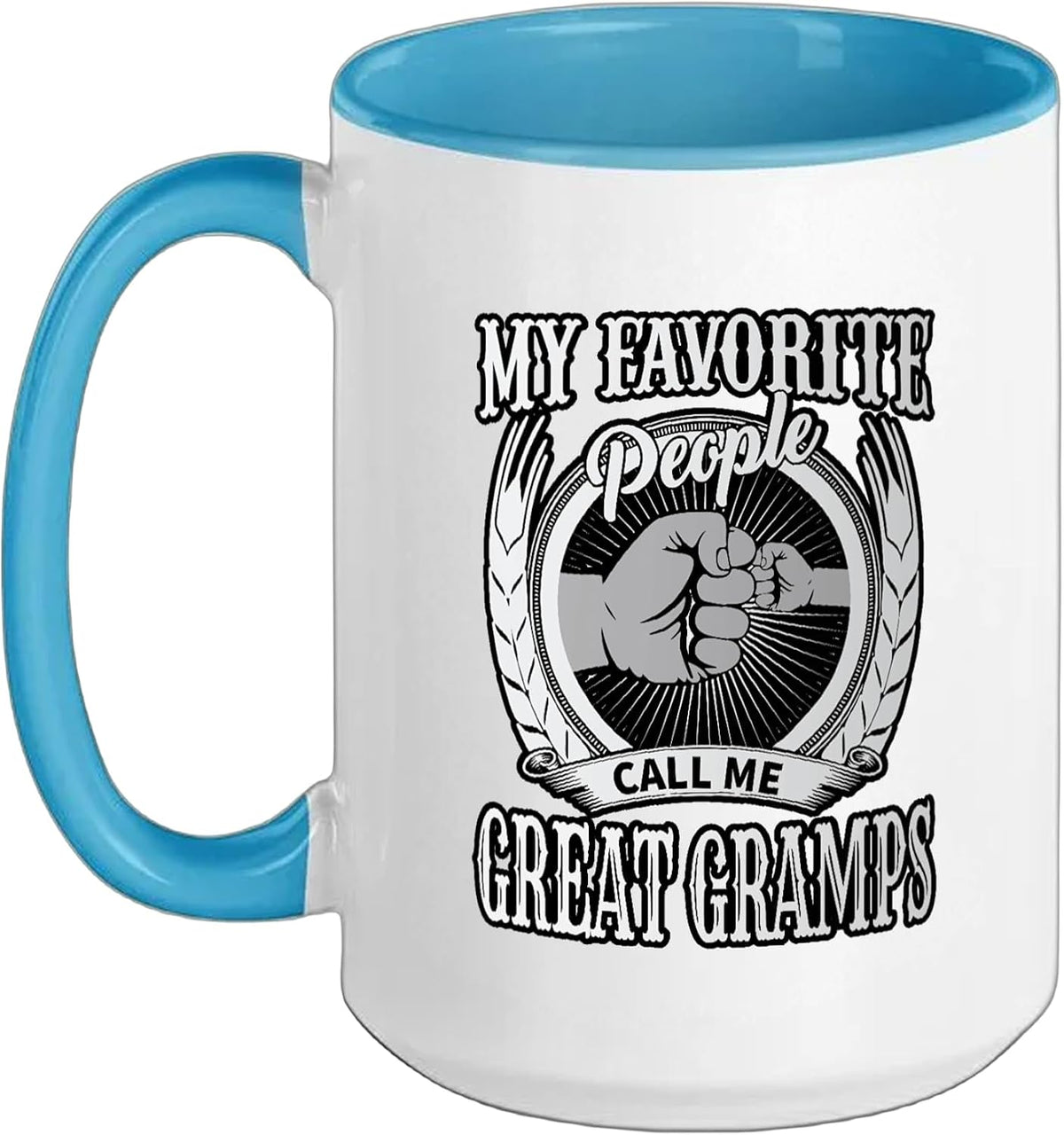 My Favorite People Call Me Great Gramps Fist Bump Grandpa Ceramic Mug