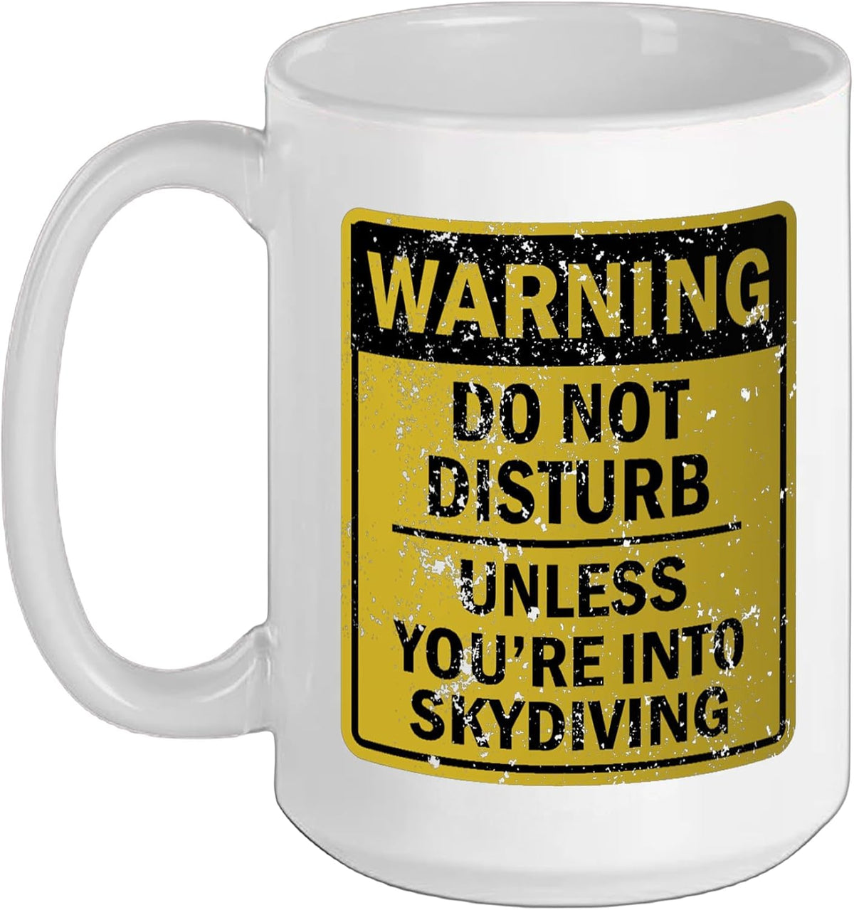 Funny Skydiving Joke Meme For Men Women Ceramic Mug