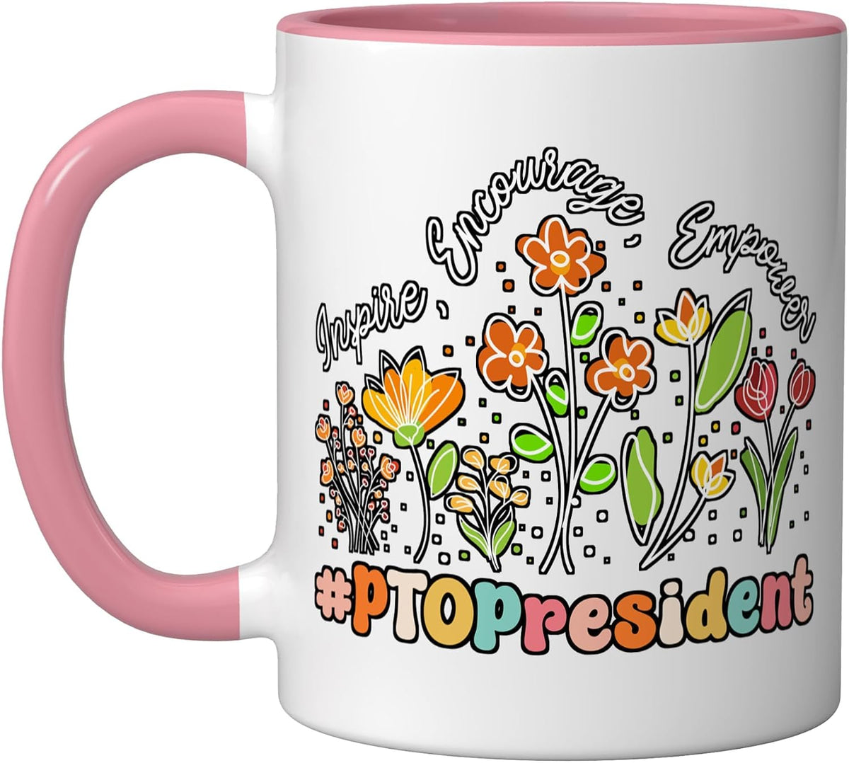 Pto President Appreciation Week Teacher Back To School Ceramic Mug