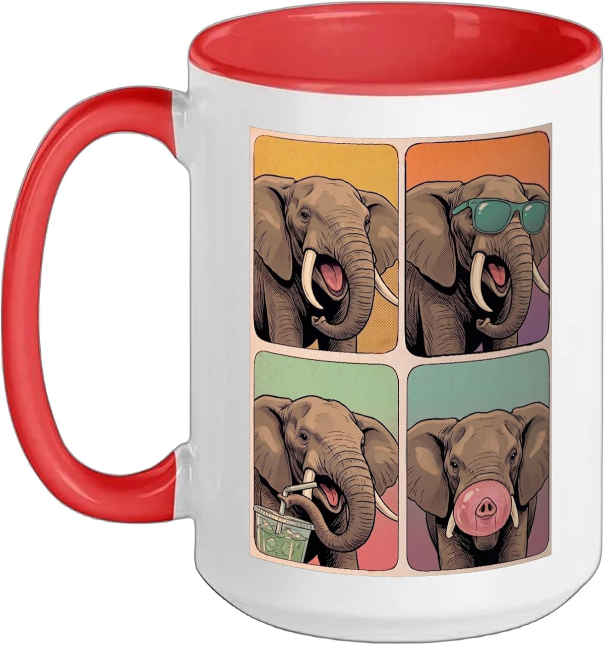 Elephants Funny Elephant Ceramic Mug