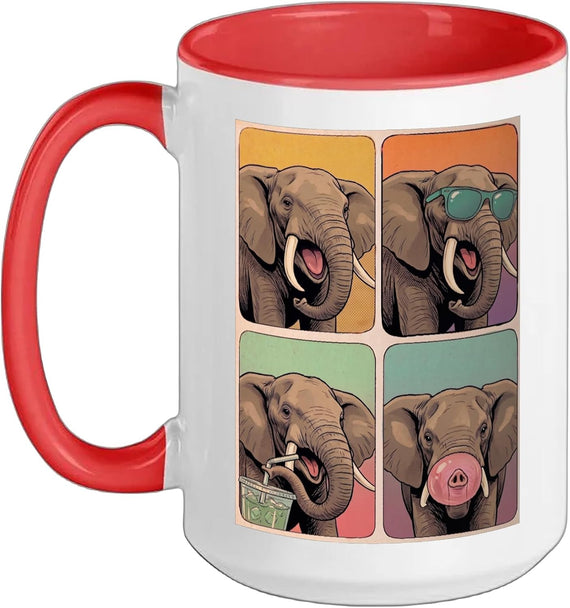 Elephants Funny Elephant Ceramic Mug