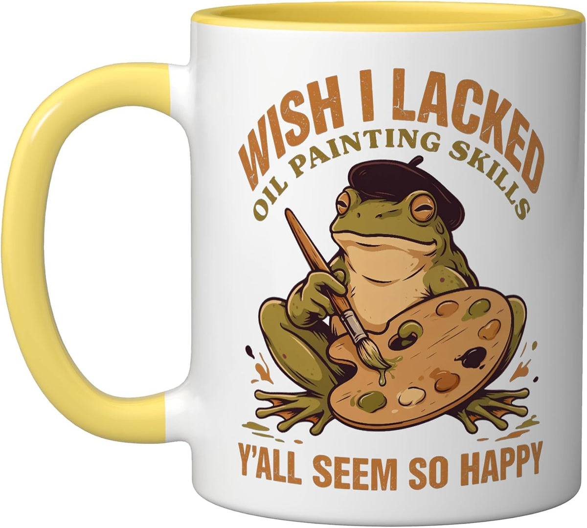 Oil Painting Fine Art Canvas Painter Ceramic Mug