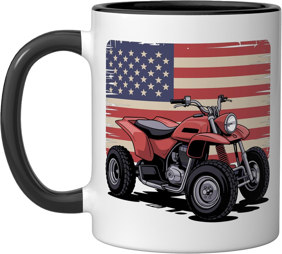 Best Atv Art For Men Women Kids Atv Rider Quad Dirt Racer Ceramic Mug
