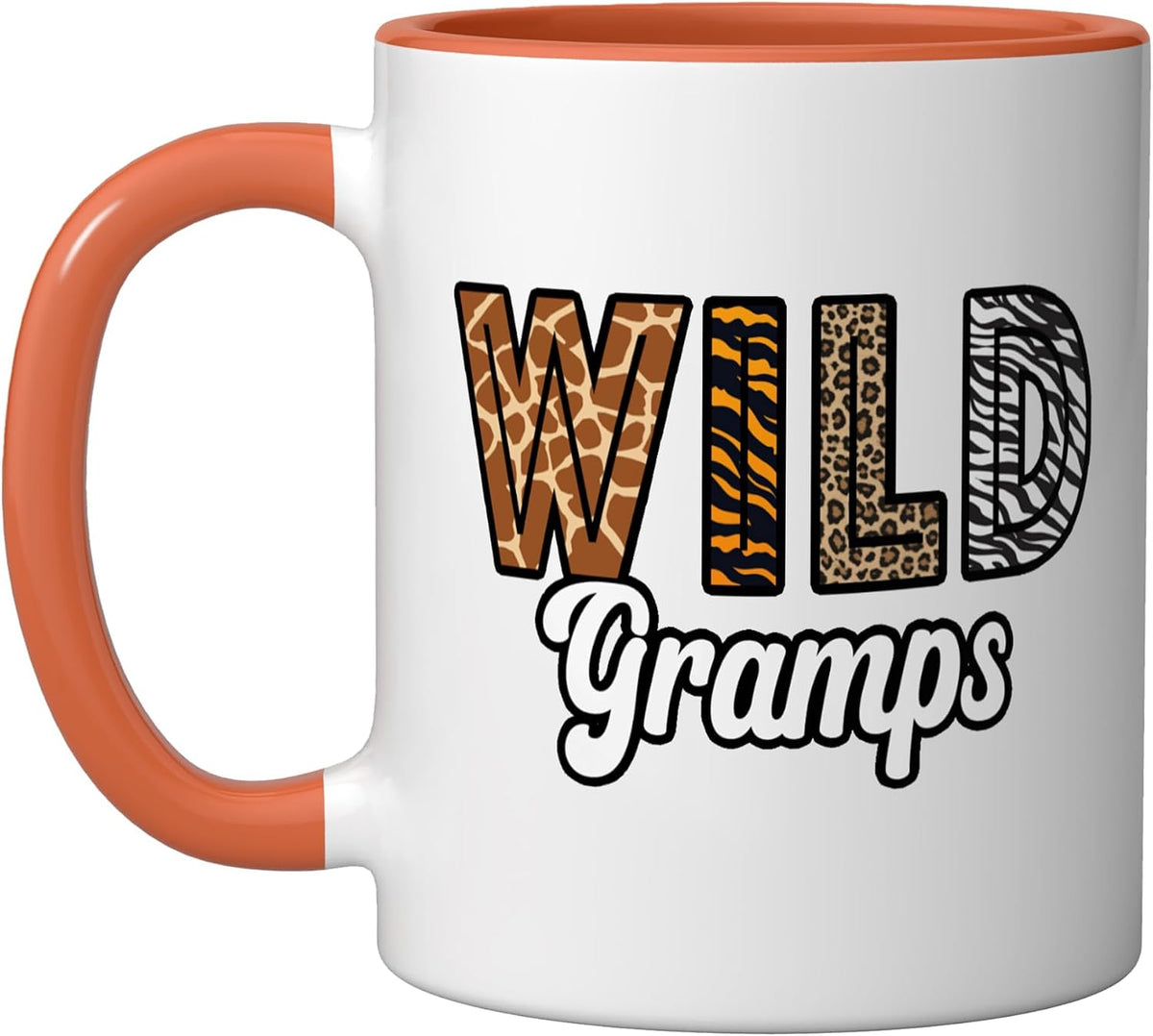 Wild Gramps Fathers Day Zoo Safari Animal Jungle Exotic Ceramic Mug