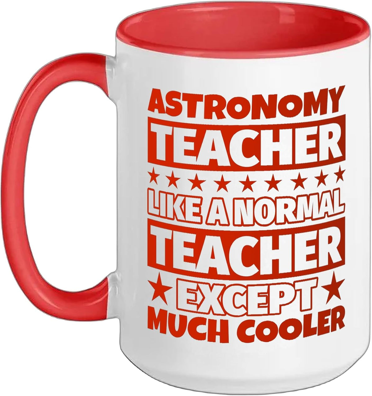 Astronomy Teacher Except Cooler Ceramic Mug