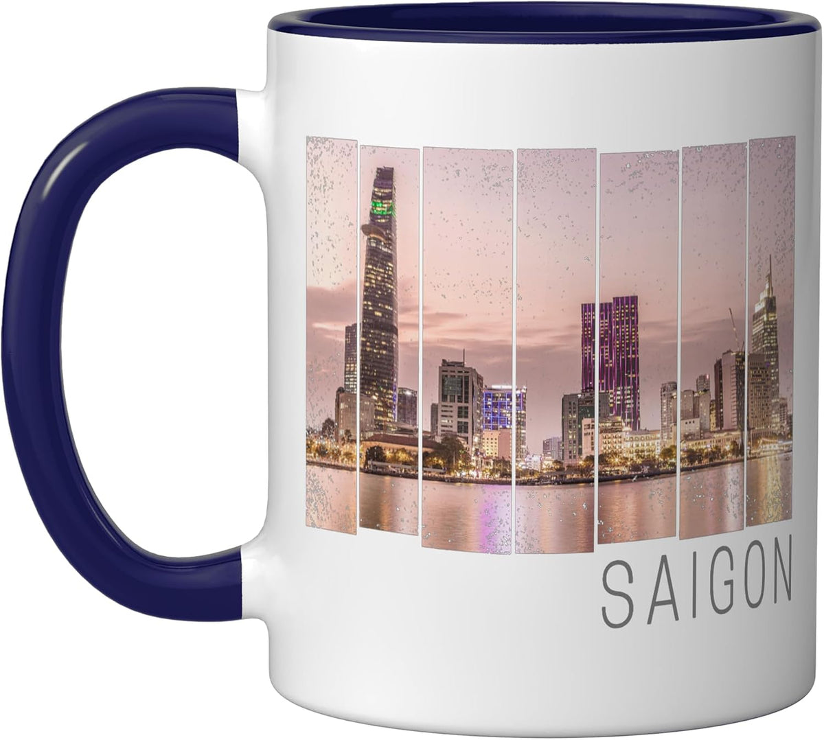 Saigon Ho Chi Minh City Vietnam With Sunset Souvenir Ceramic Mug