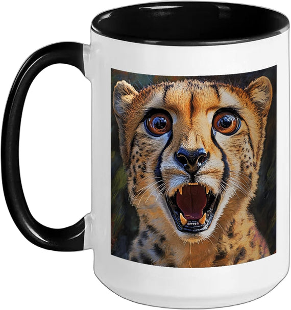 Cheetah Ceramic Mug