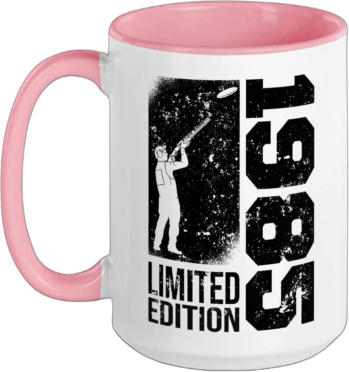 Clay Shooters Vintage 1985 Birthday Clay-Pigeons Shooting Ceramic Mug