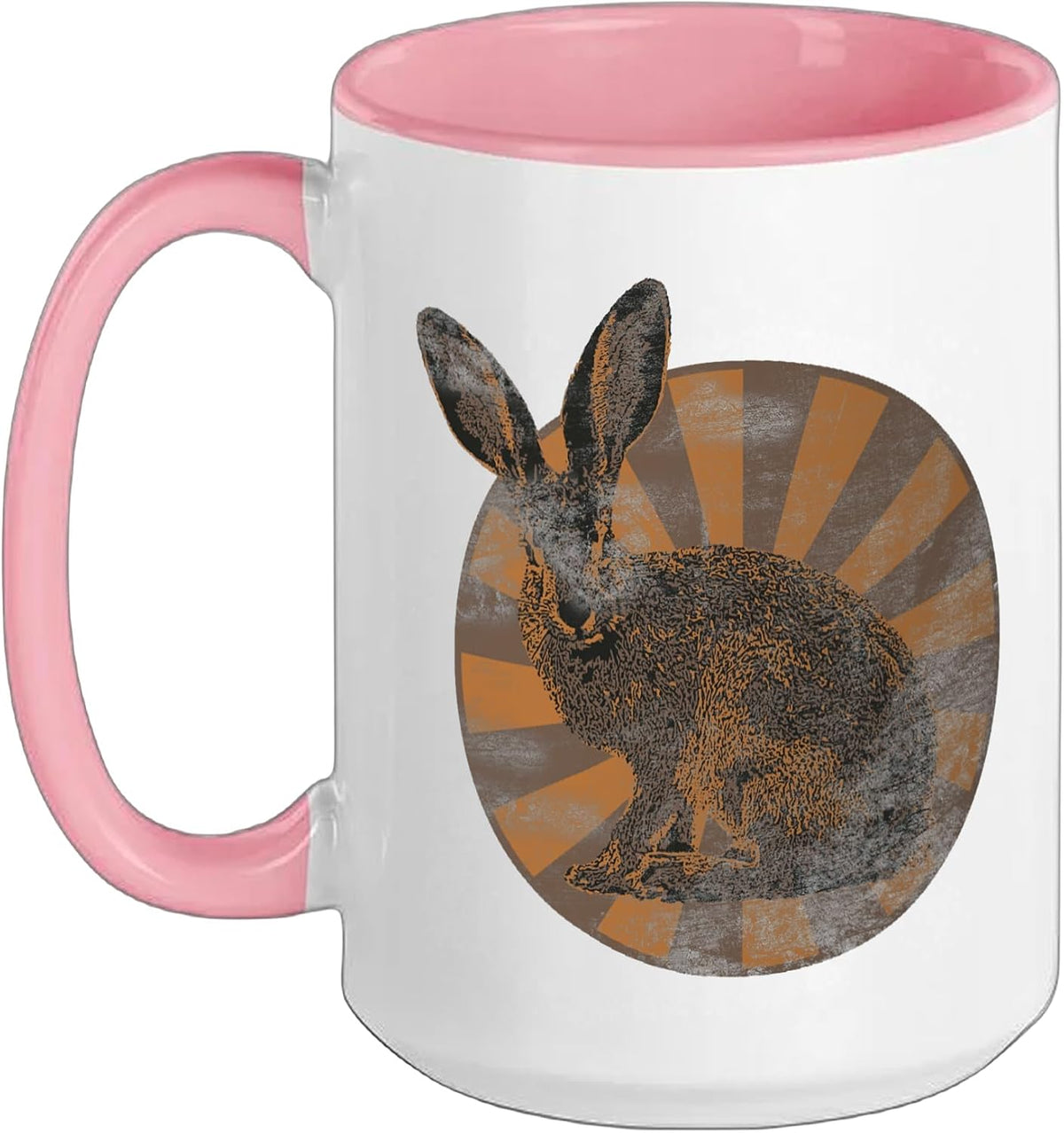 Circus Grunge Style - Bunny Ceramic Mug