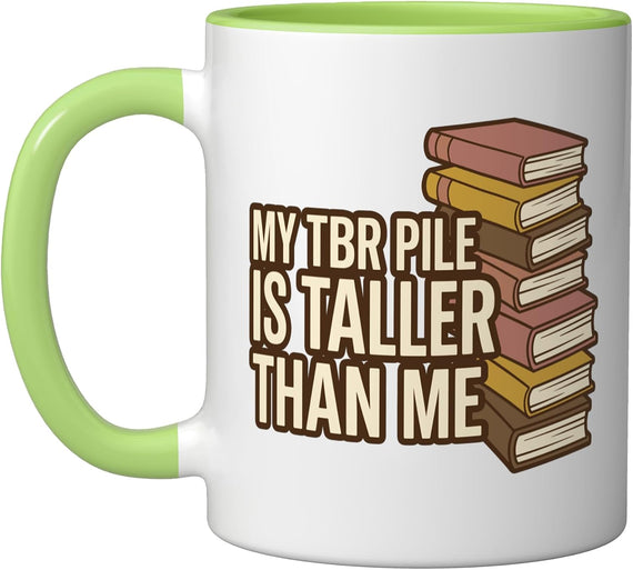 Funny Book Lover Reading Humor Bookworm Retro Bibliophile Ceramic Mug
