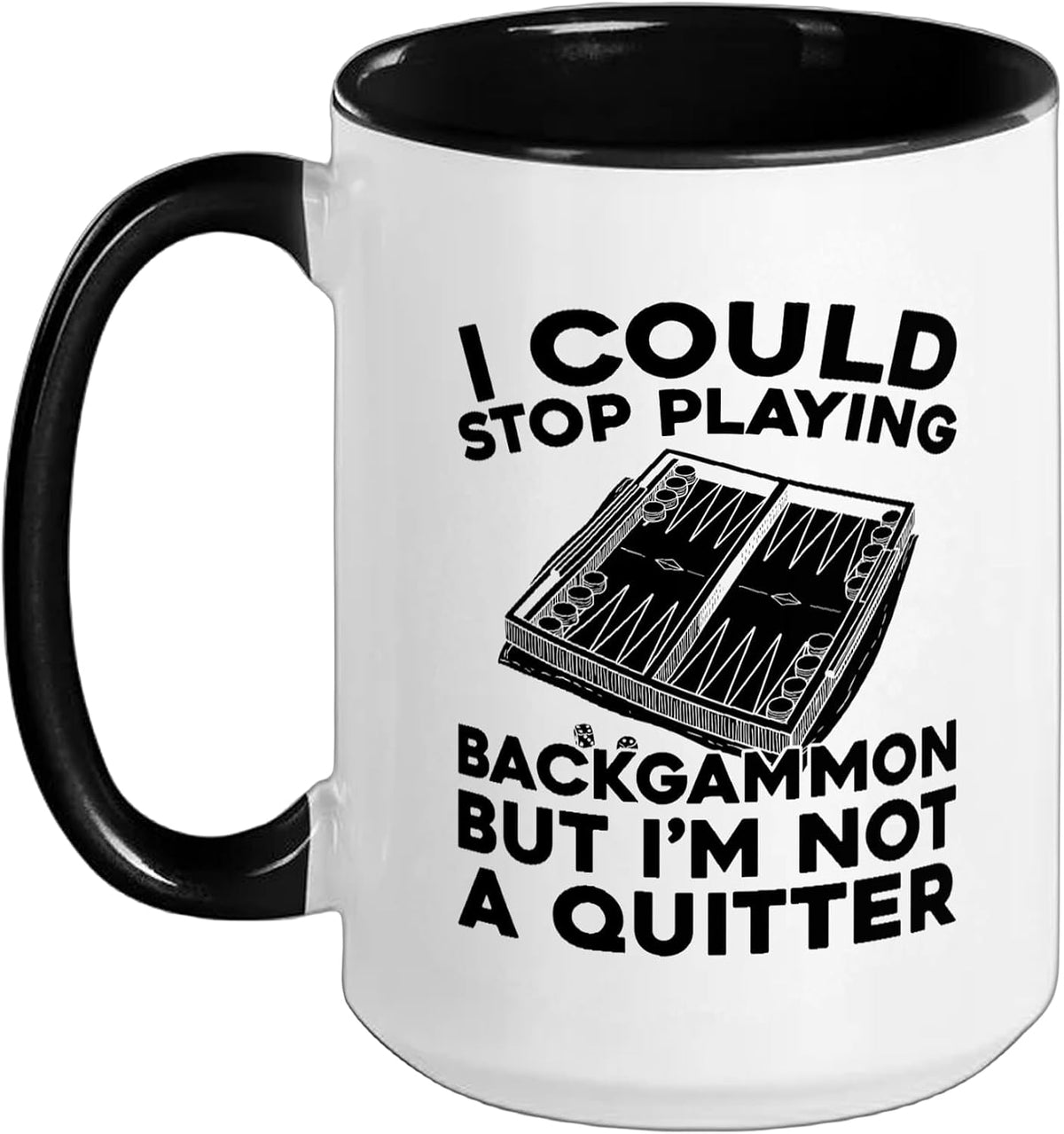 Dice Strategy - Board Game Backgammon Ceramic Mug