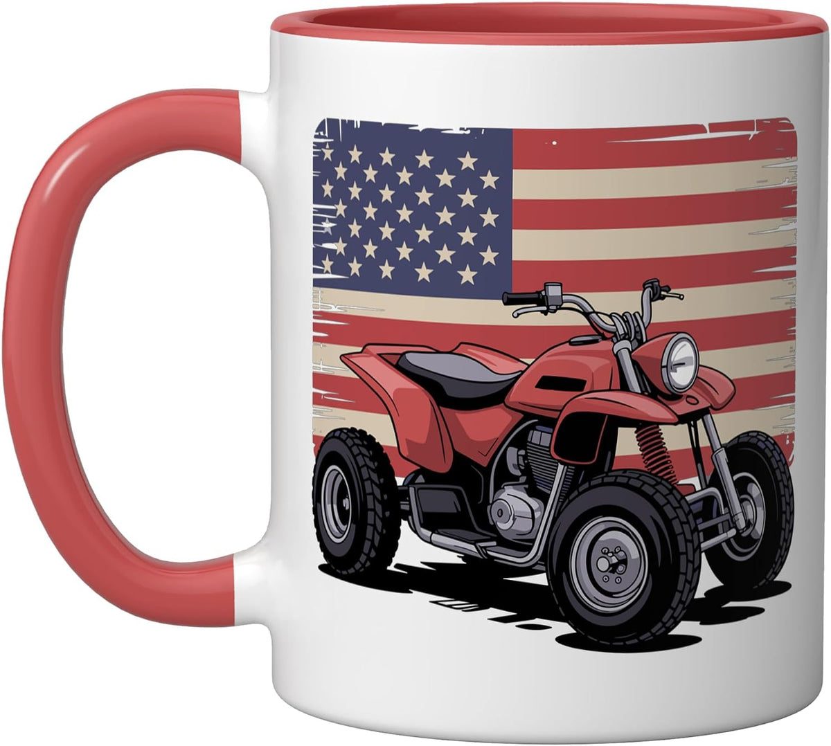 Best Atv Art For Men Women Kids Atv Rider Quad Dirt Racer Ceramic Mug