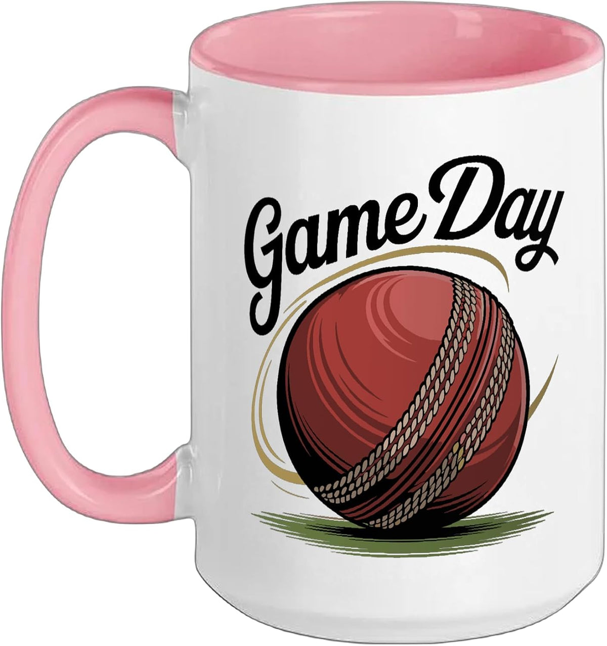 Game Day Cricket Ball Cricketer Ceramic Mug