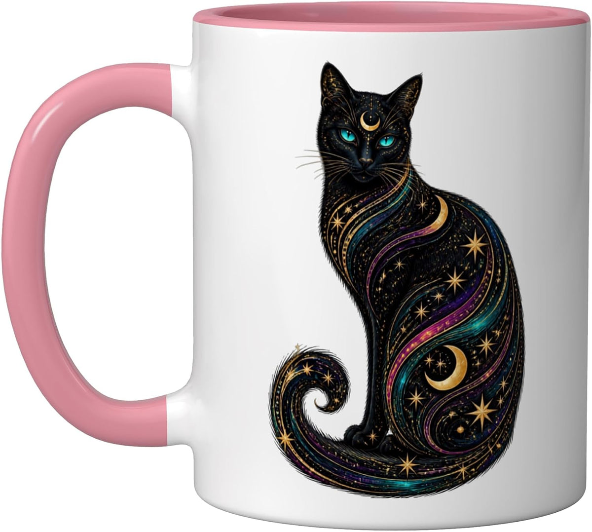 Cat Motif Art Design Gifts Cute Kitten Ceramic Mug