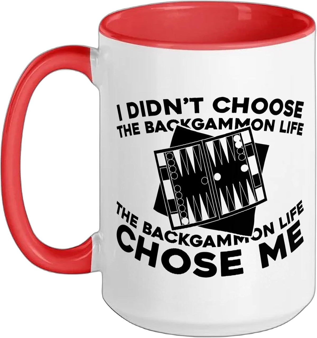 Dice Strategy - Board Game Backgammon Ceramic Mug