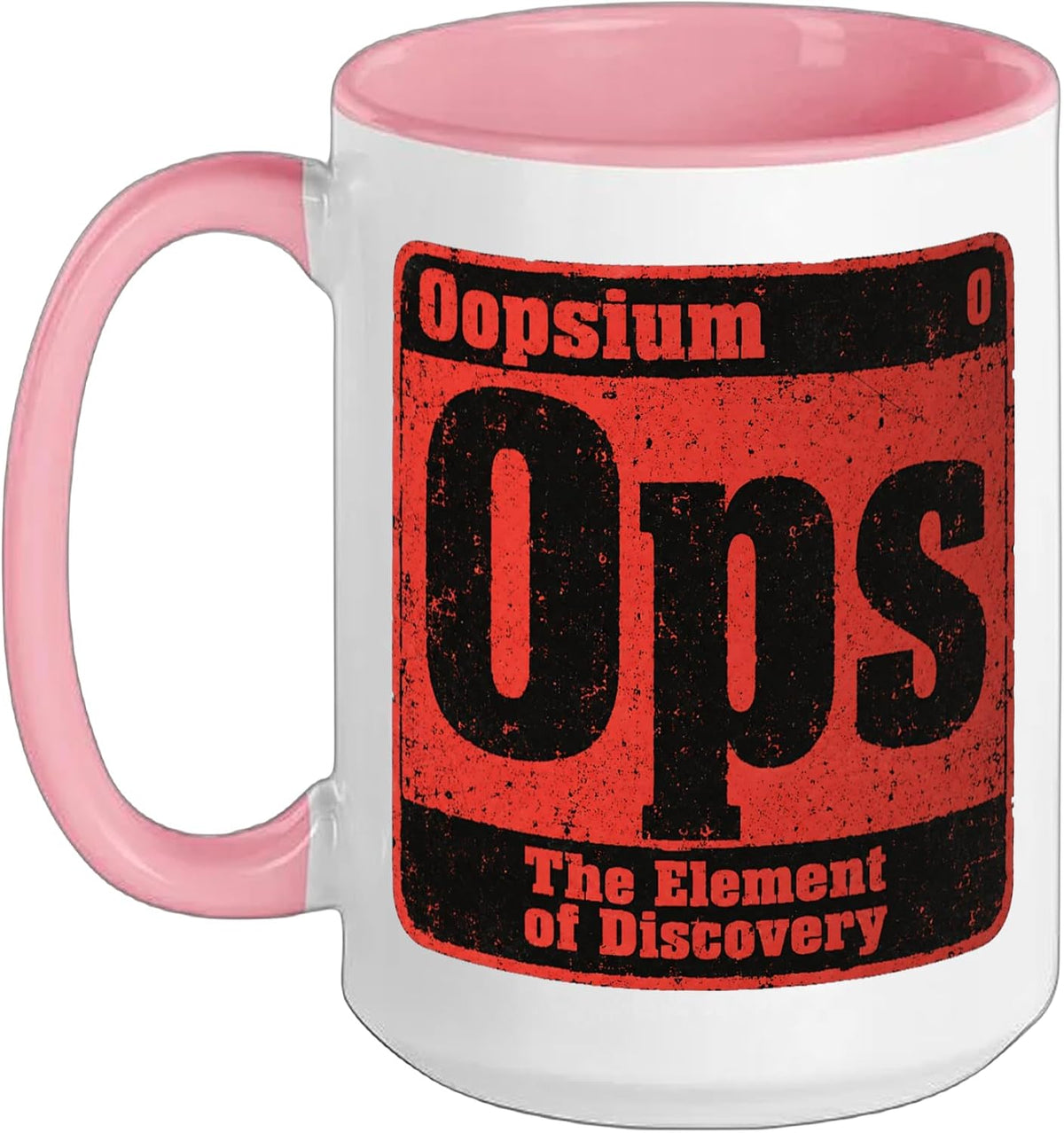 Oopsium Element Of Discovery Science Funny Pun Ceramic Mug