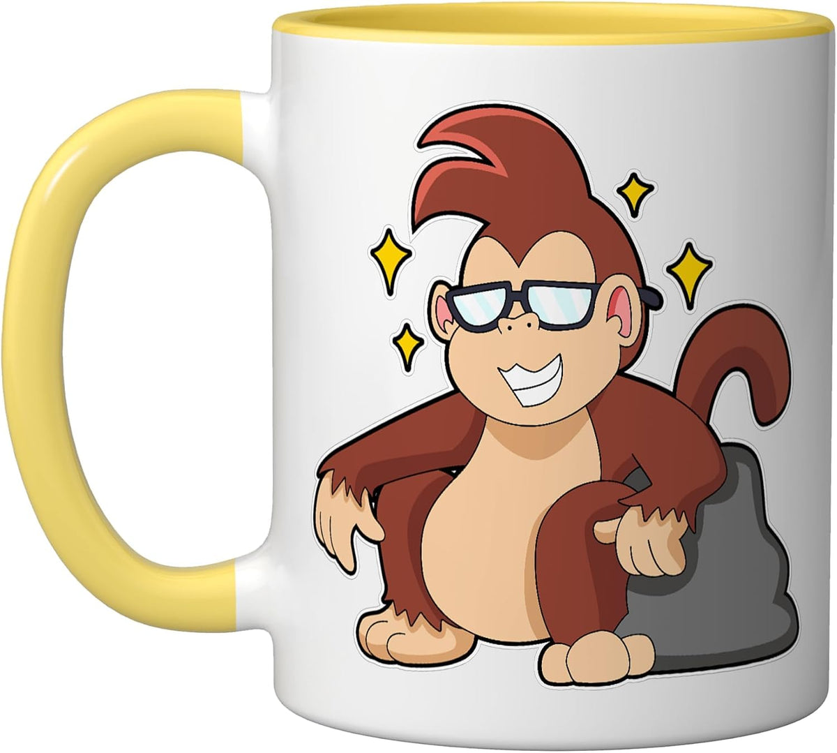 Monkey Sunglasses Ceramic Mug