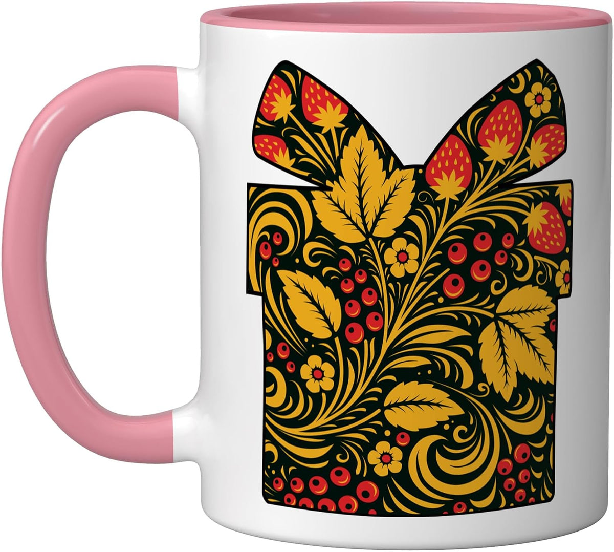 Russian Khokhloma Russian Art Russia Russians Ceramic Mug