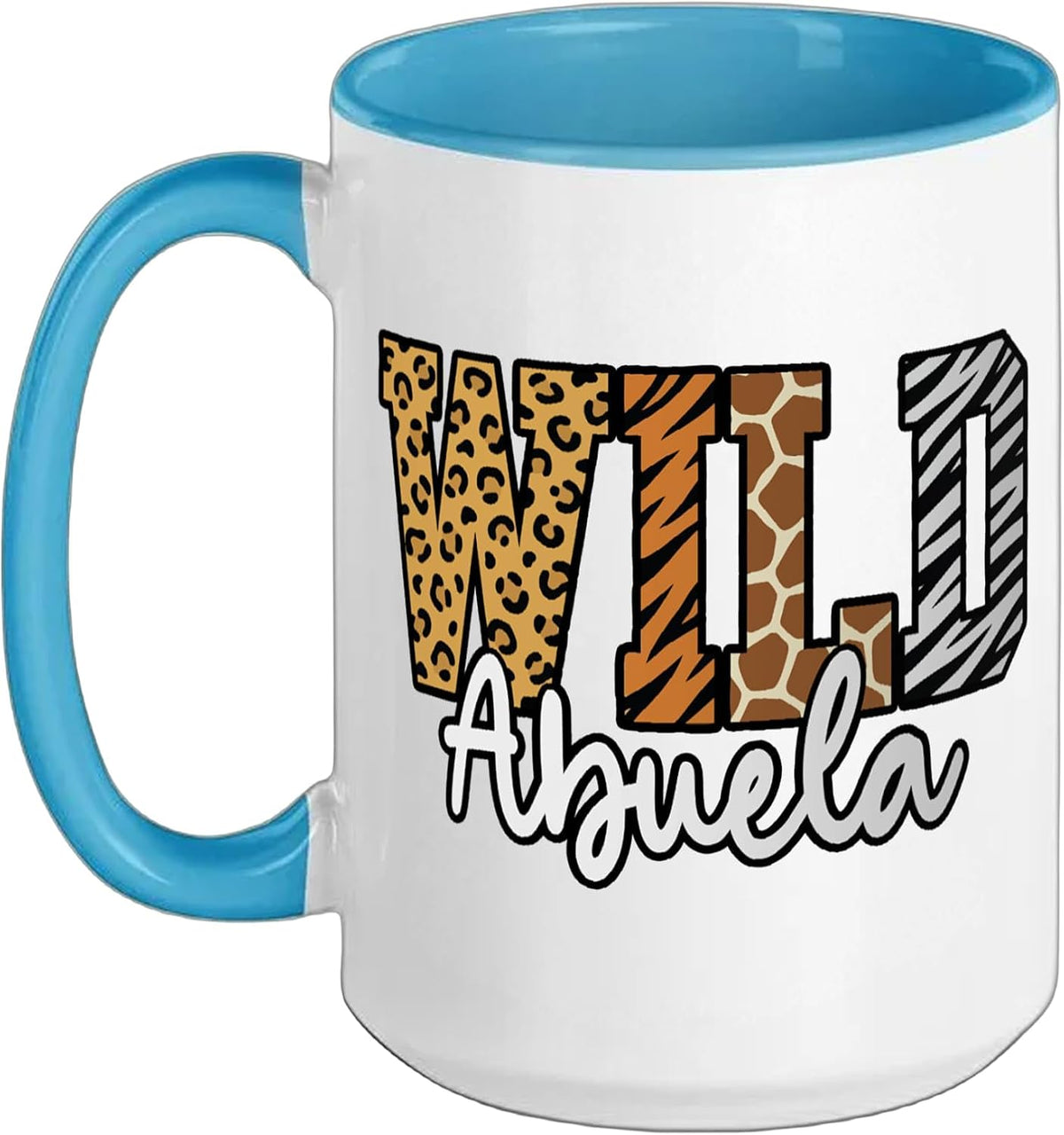 Wild Abuela Animal Pattern Mother Earth Day Ceramic Mug