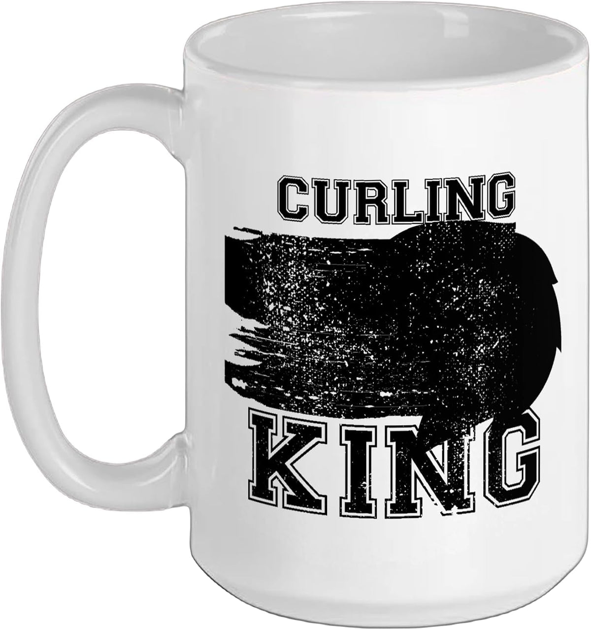 Curling King Ceramic Mug