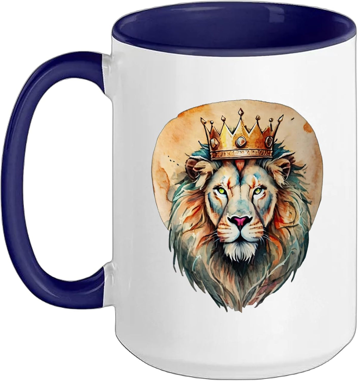 Dad Lion Father's Day King Of Our Jungle Happy Birthday Ceramic Mug