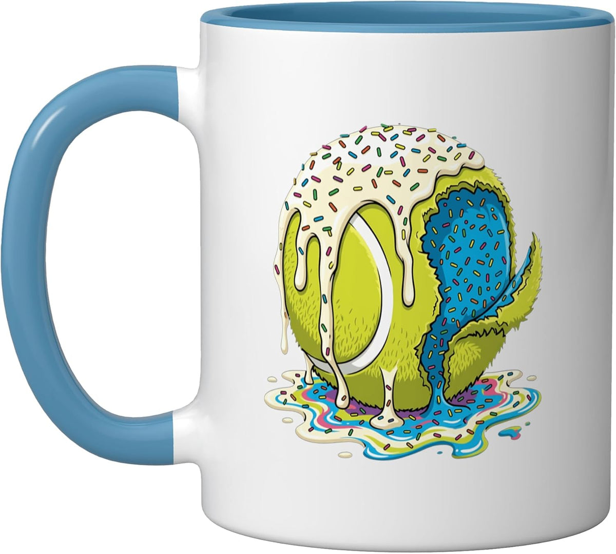 Tennis Drip Ice Cream Tennis Sport Lover Ceramic Mug