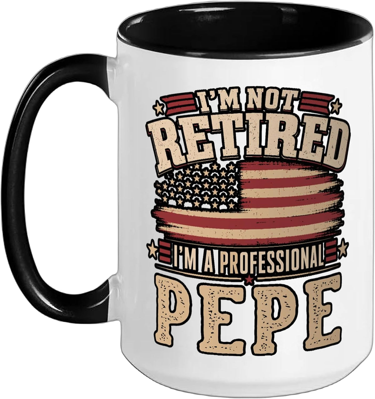 I’M Not Retired I’M A Professional Pepe Fathers Day Ceramic Mug