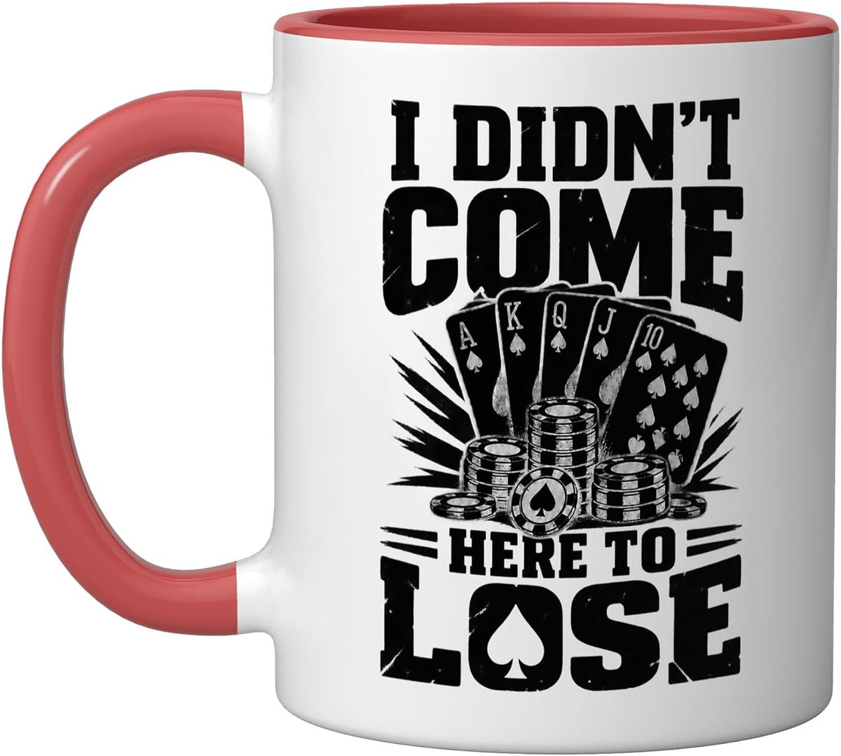 Poker Chips Playing Cards Funny Poker Player Ceramic Mug