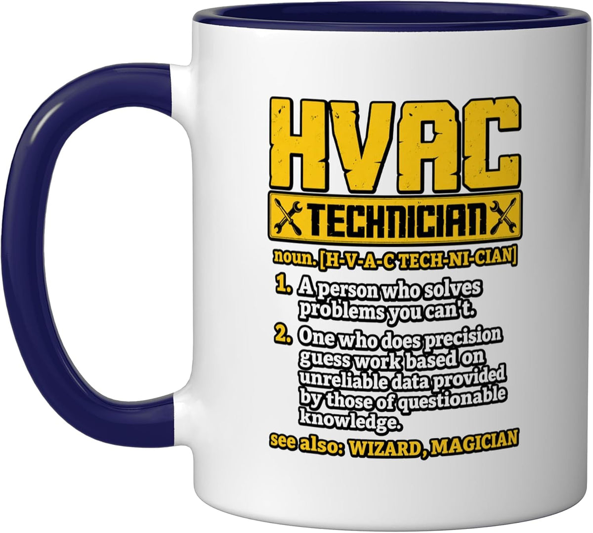Hvac Technician Solves Problems You Can't Ceramic Mug