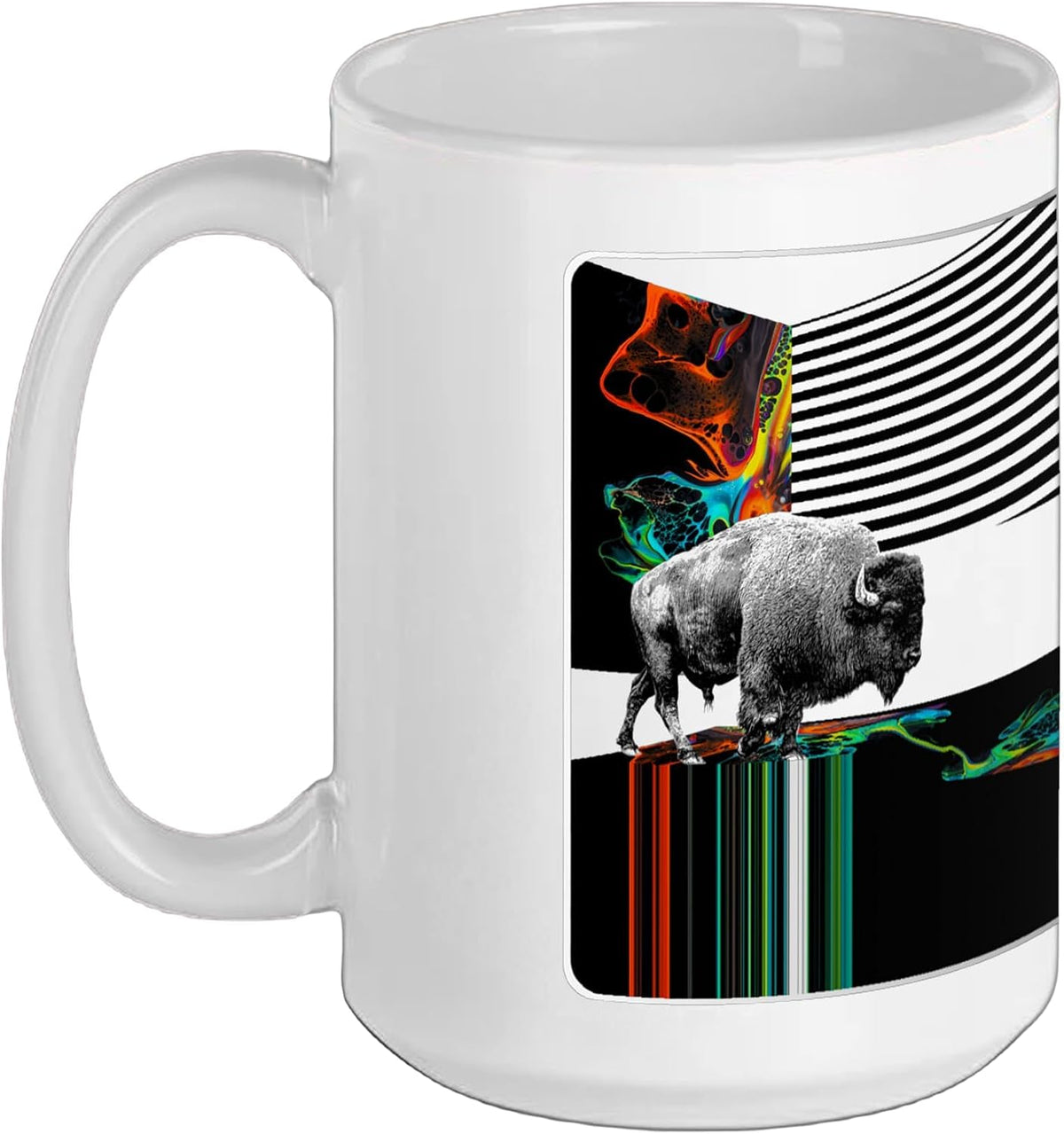Buffalo Color Slide Ceramic Mug