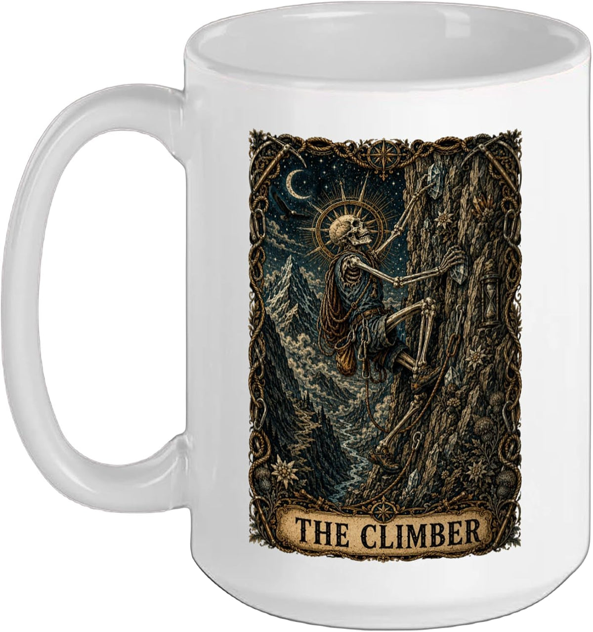 Climber Climbing Tarot Ceramic Mug