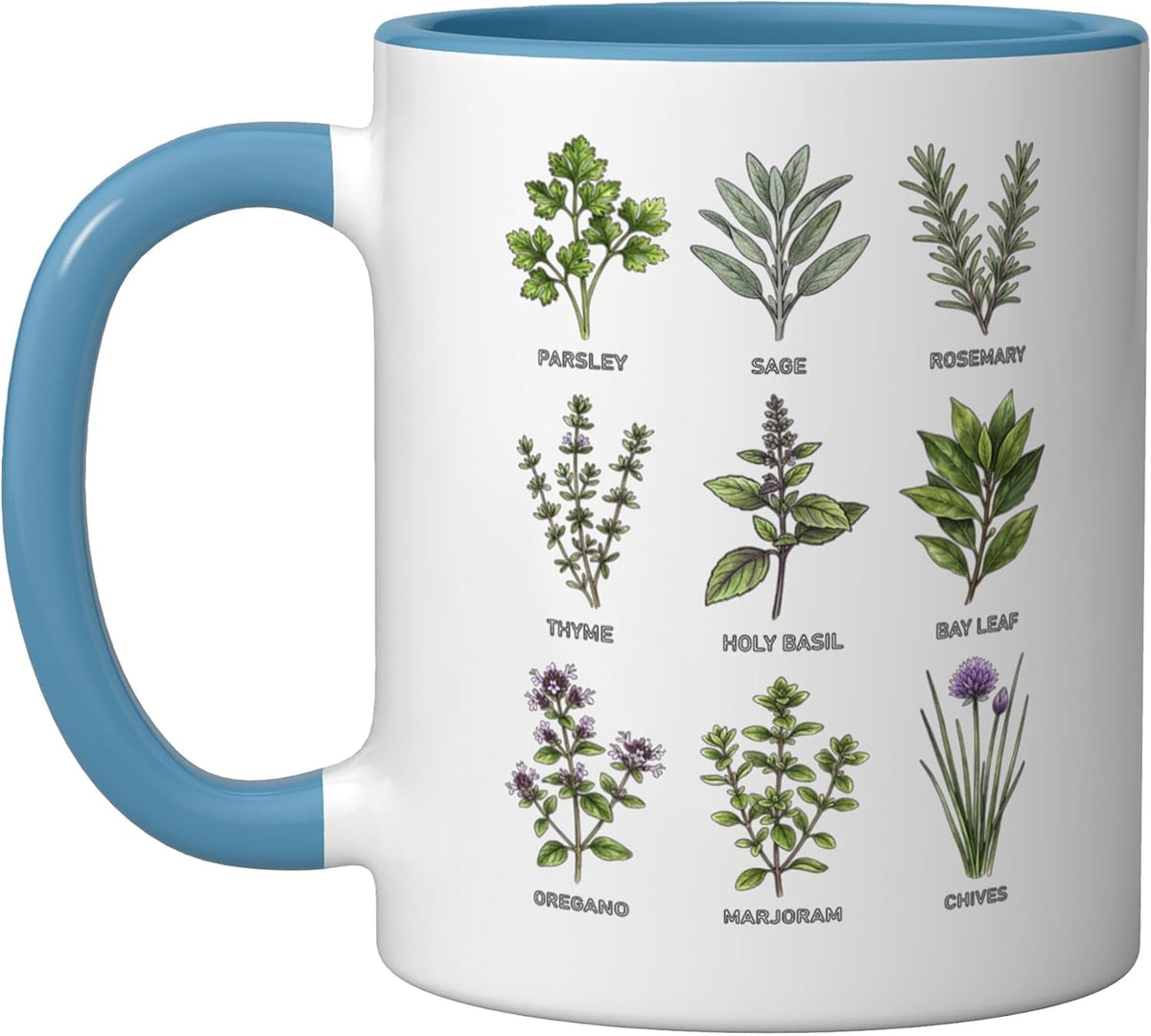 Healing Herbs, Culinary Herbals, Power Of Herbs Herbology Ceramic Mug