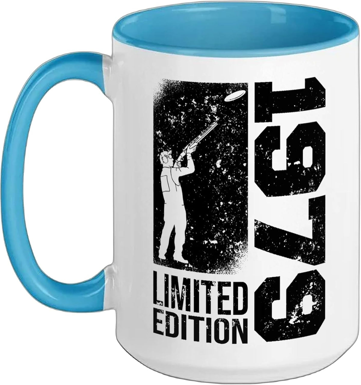 Clay Shooters Vintage 1979 Birthday Clay-Pigeons Shooting Ceramic Mug